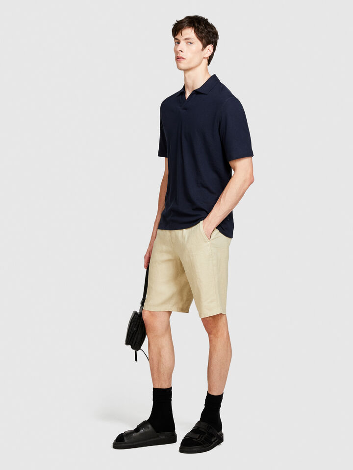 Regular fit polo - men's polos - Dark Blue | Sisley image number 1